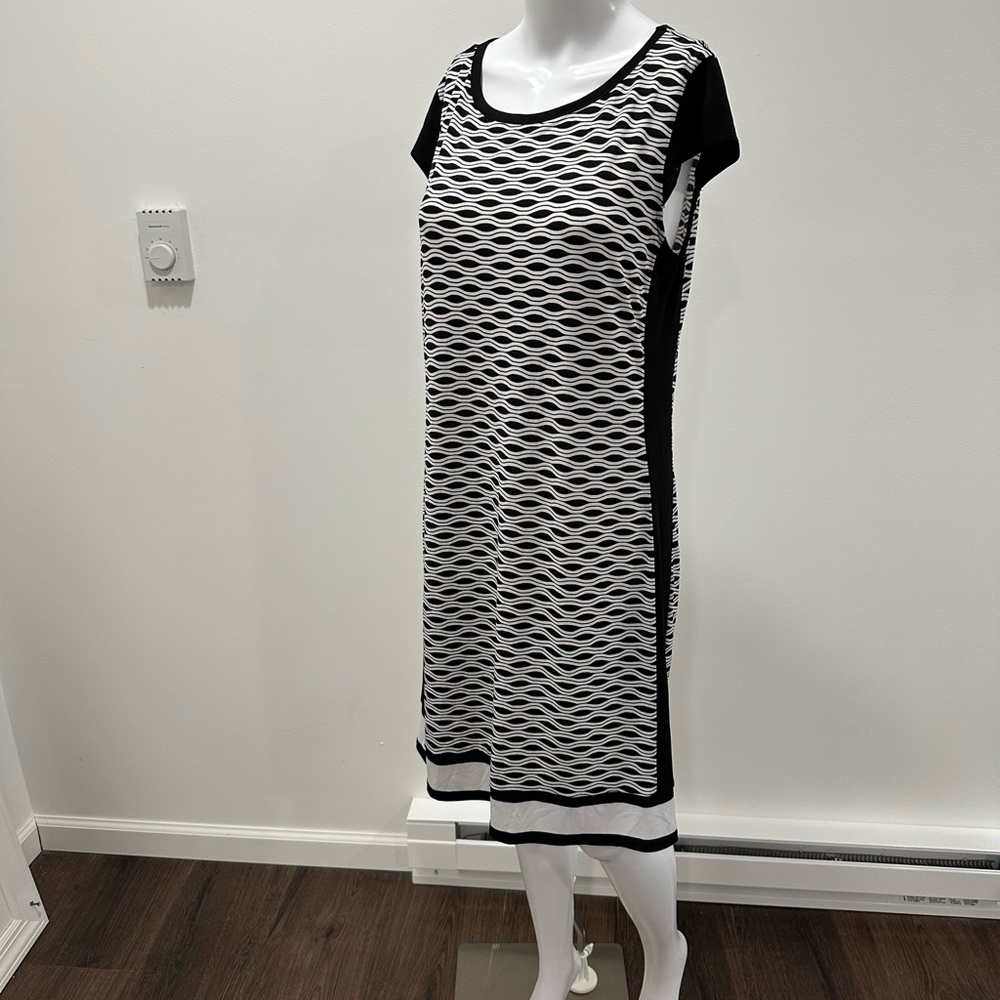 Michael kors Black and White Patterned Dress